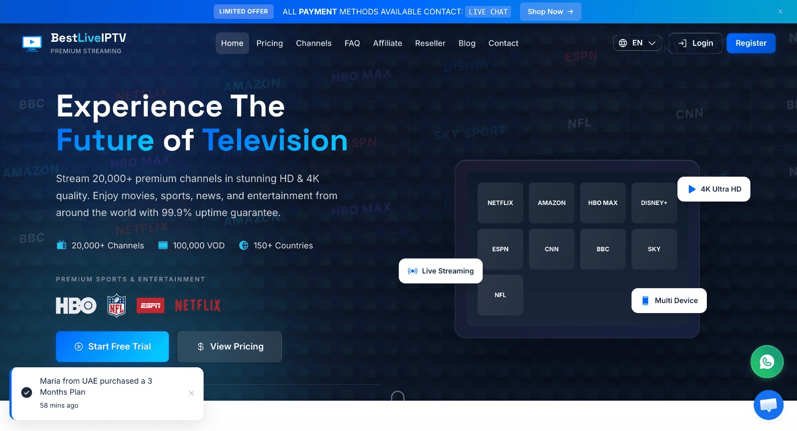 Best Live IPTV