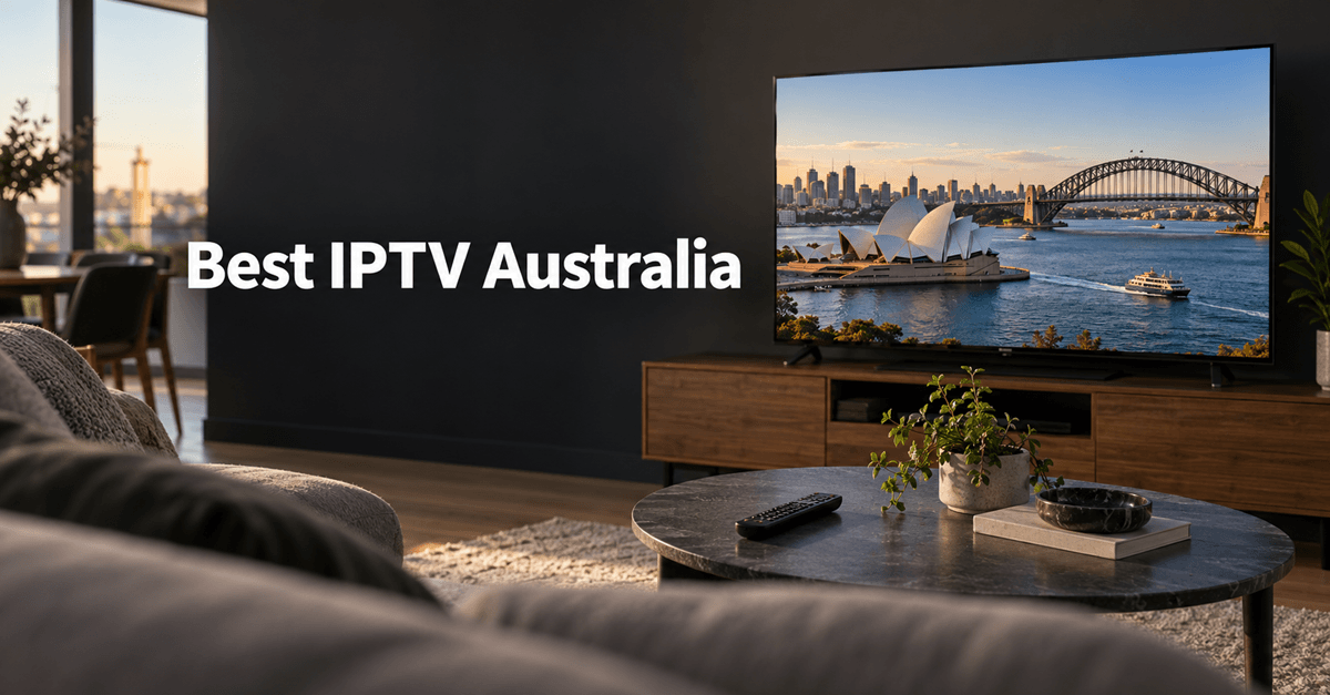 Best IPTV Australia with Sydney Harbour on a home television