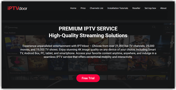 IPTVdoor Best IPTV Subscription