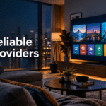 Most reliable IPTV providers on a modern home television