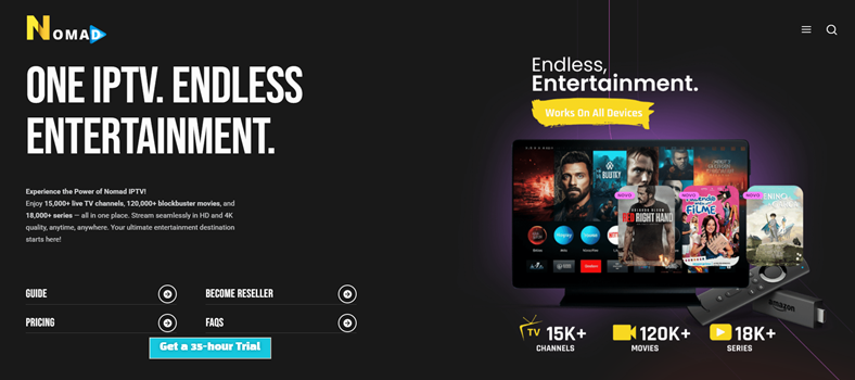 Nomad IPTV Best IPTV Subscription
